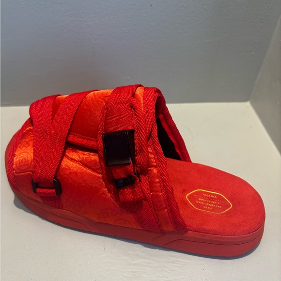 Visvim by Christo Red adjustable slides/sandal- Men’s - Picture 11 of 16